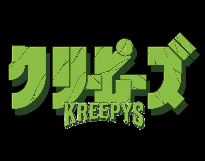 Green KREEPYS lettering on black
